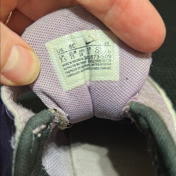 Nike Kids' Purple Sneakers - Picture 7 of 7